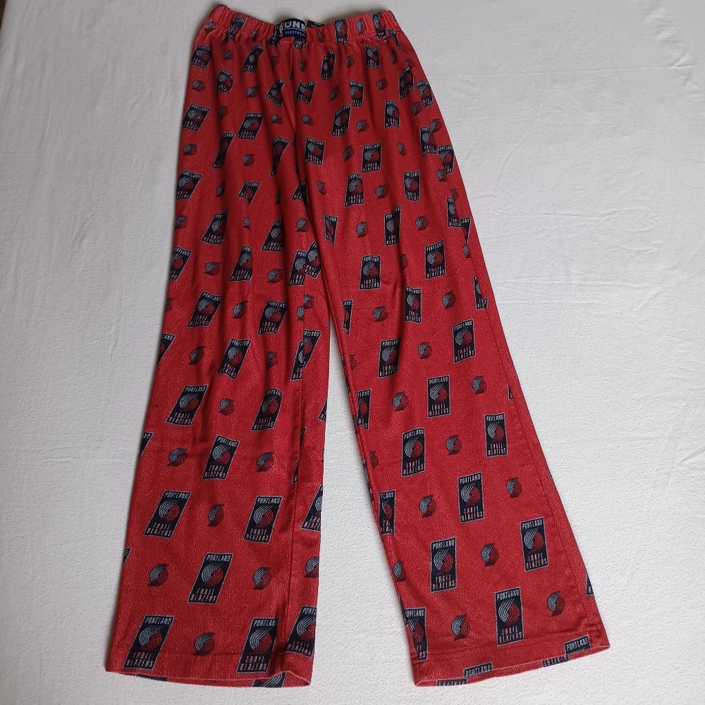 Unk Red And Black Portland Trailblazers Pajama Pants Sz Sm